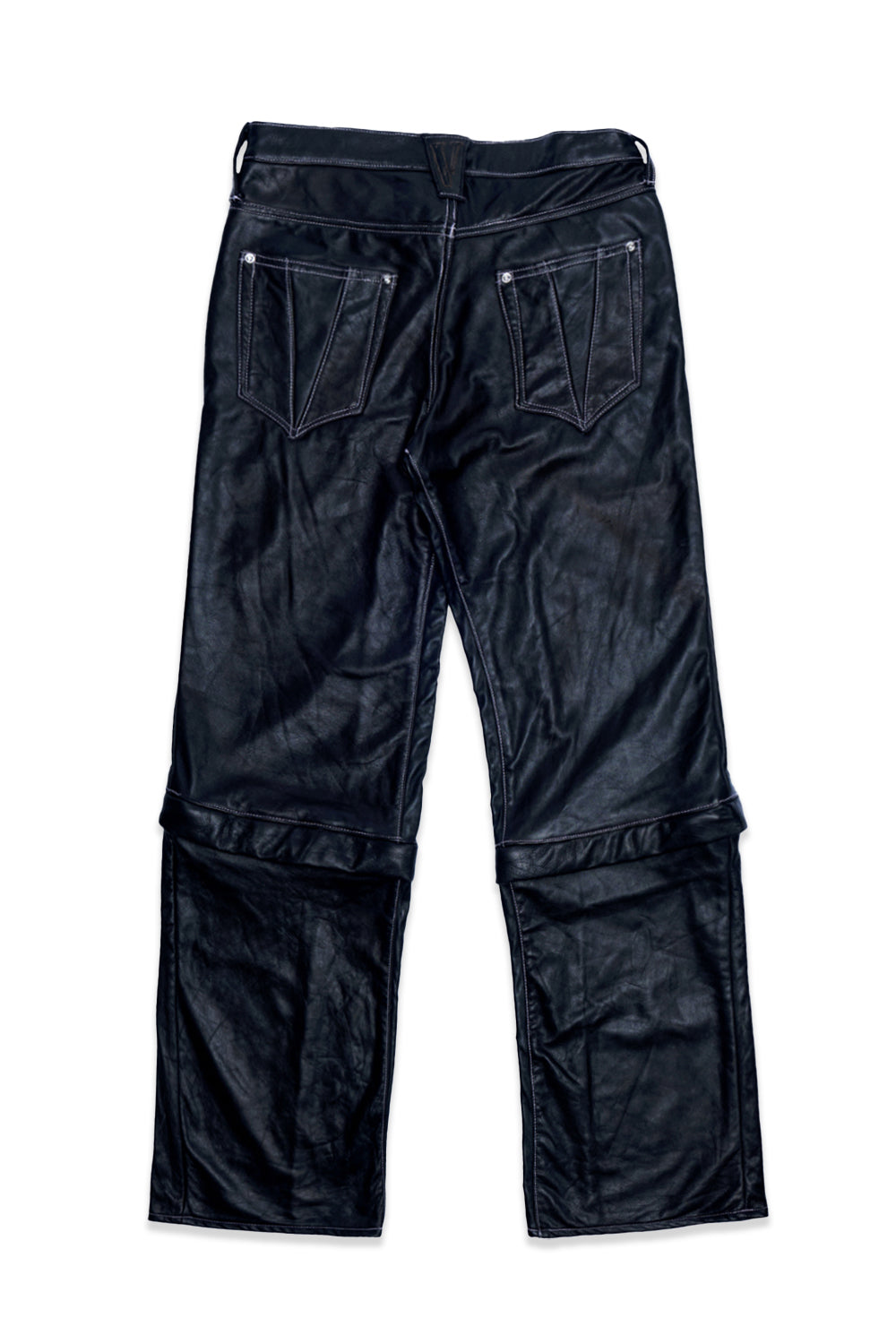 LVDV LEATHER PANTS/SHORTS (Orange V Label) Limited Edition