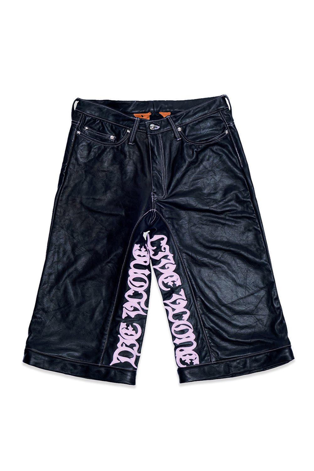 LVDV LEATHER PANTS/SHORTS (Orange V Label) Limited Edition