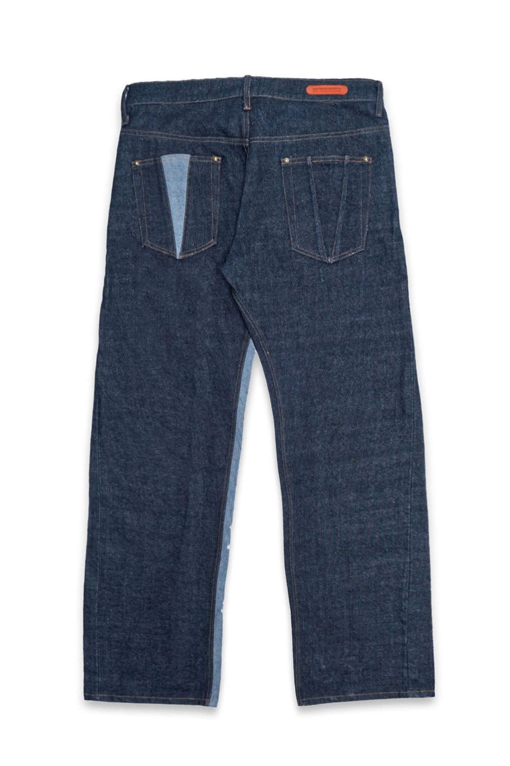 LVDV TWO-TONE RAW DENIM JEANS