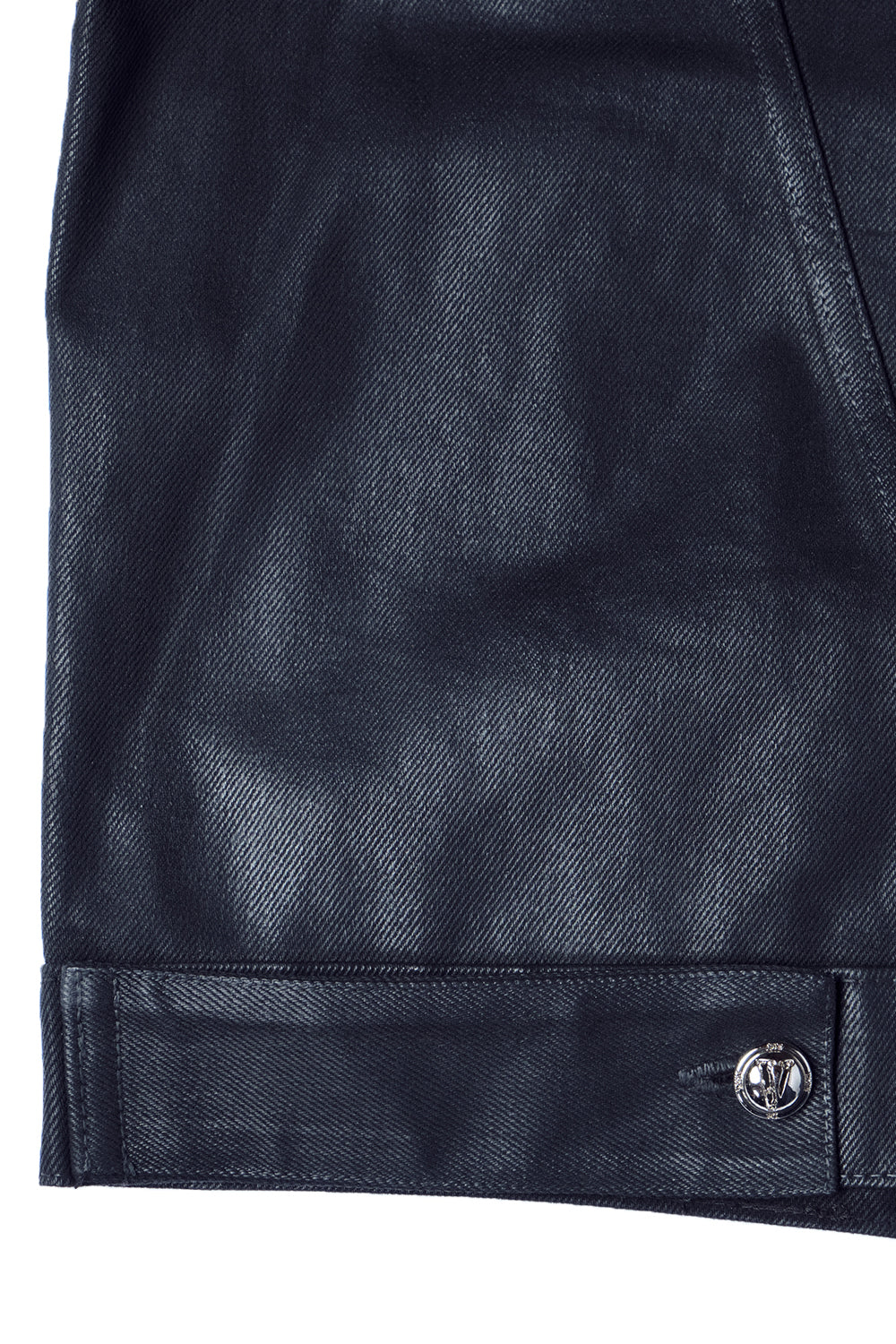 TAR WAXED DENIM JACKET (Black)