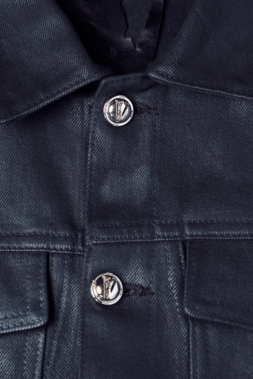 TAR WAXED DENIM JACKET (Black)