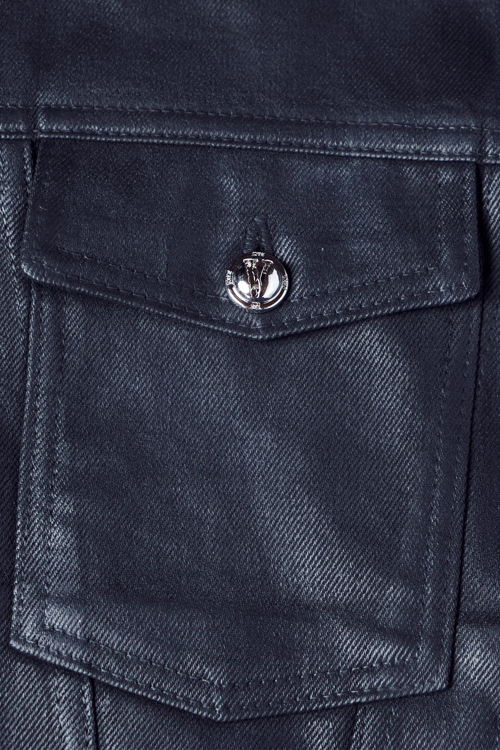 TAR WAXED DENIM JACKET (Black)