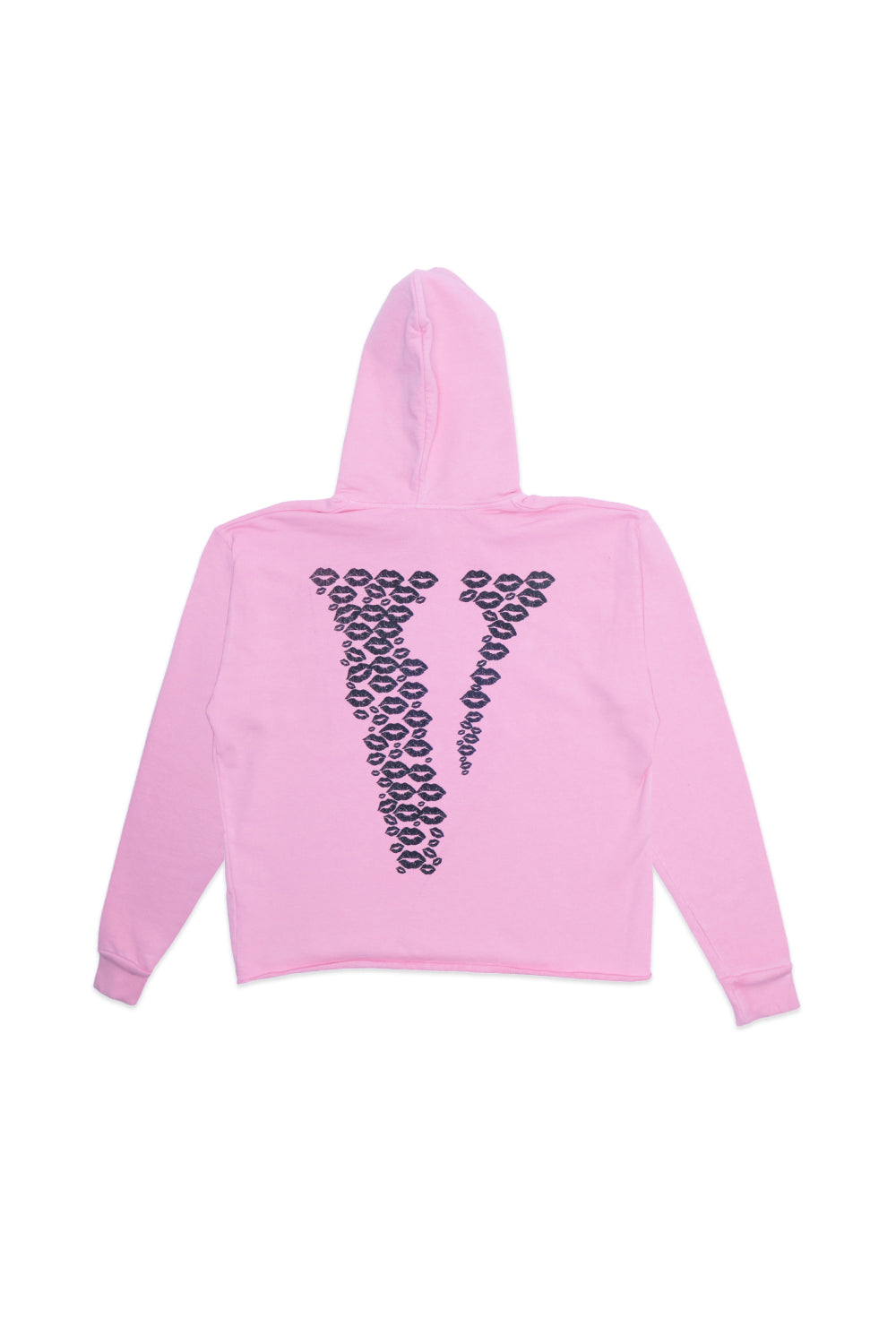 BLACK LIPSTICK FRIENDS- EMBROIDERED HOODIE (Pink)