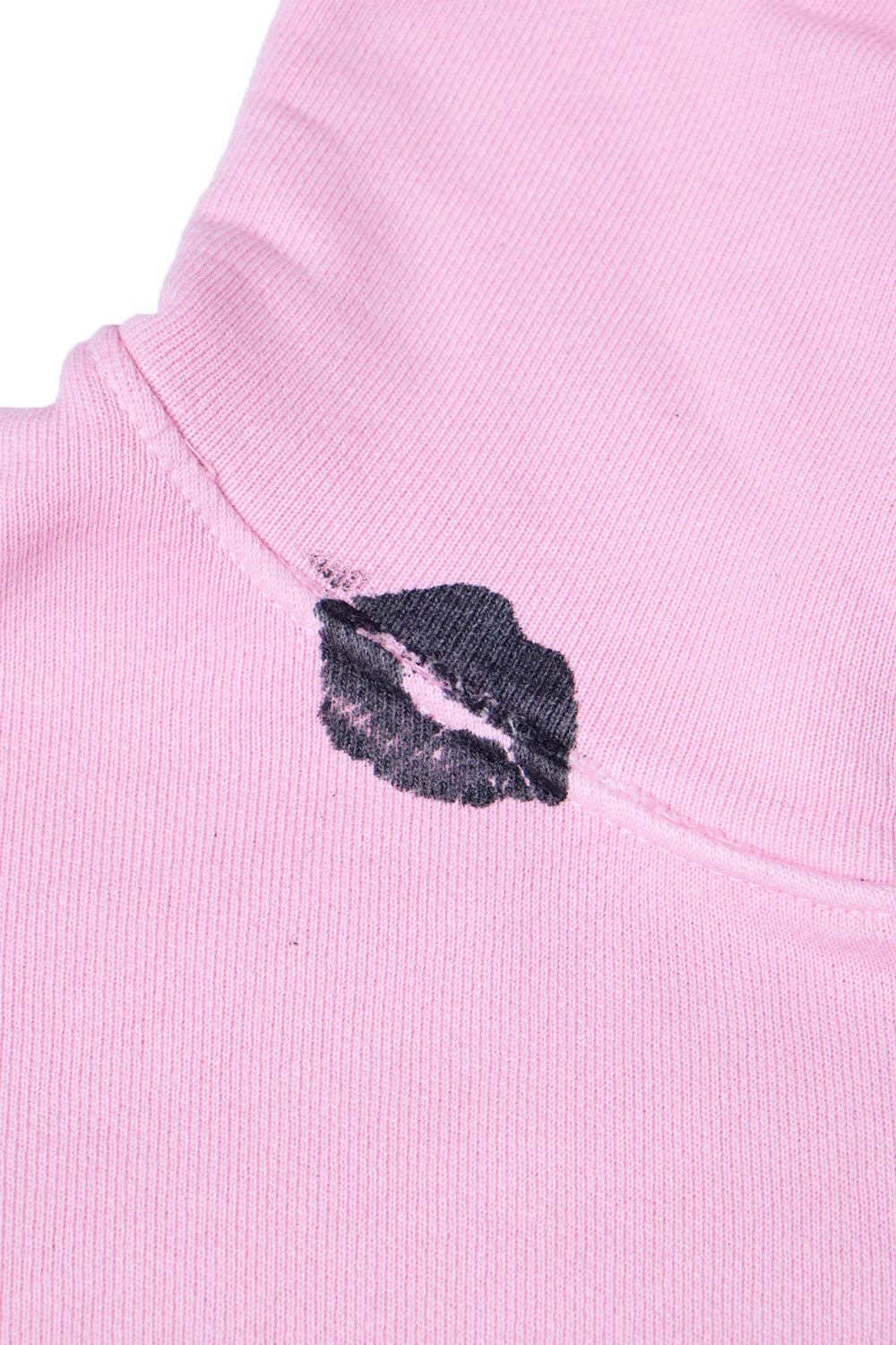 BLACK LIPSTICK FRIENDS- EMBROIDERED HOODIE (Pink)