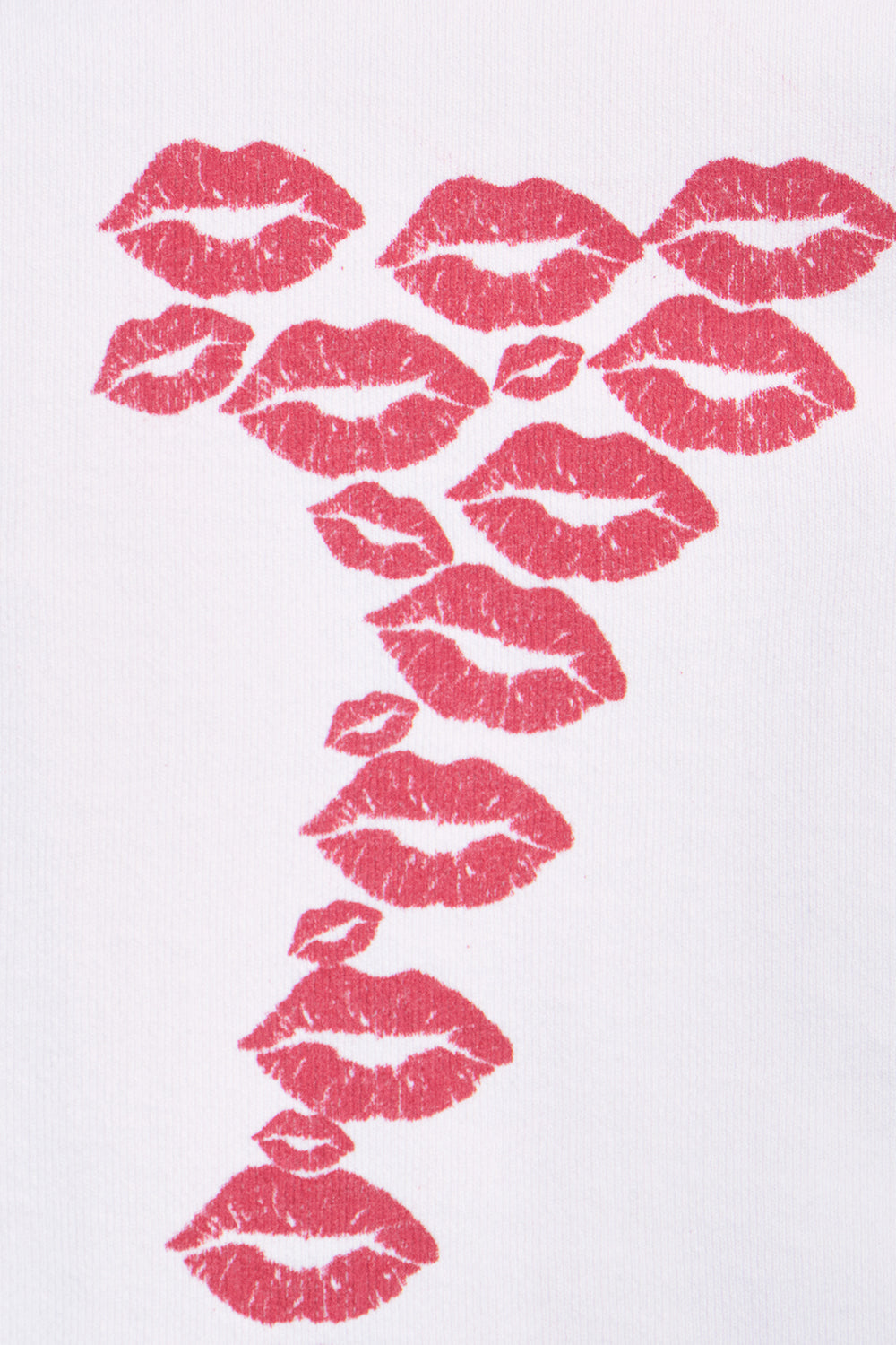 RED LIPSTICK OG EMBROIDERED HOODIE (white)