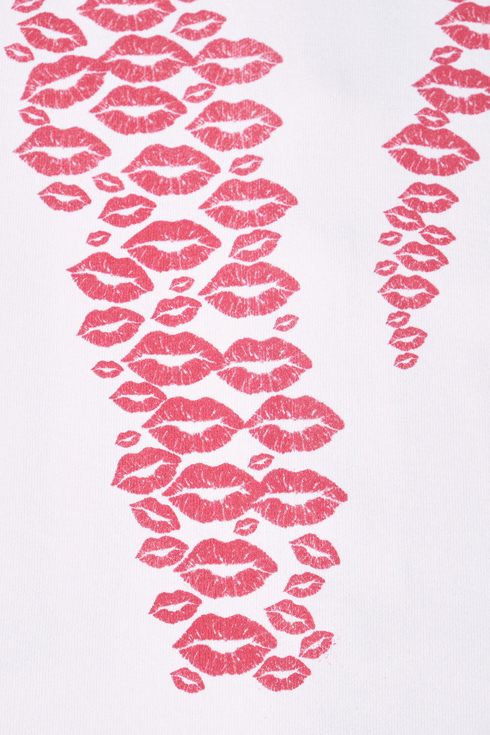 RED LIPSTICK OG EMBROIDERED HOODIE (white)