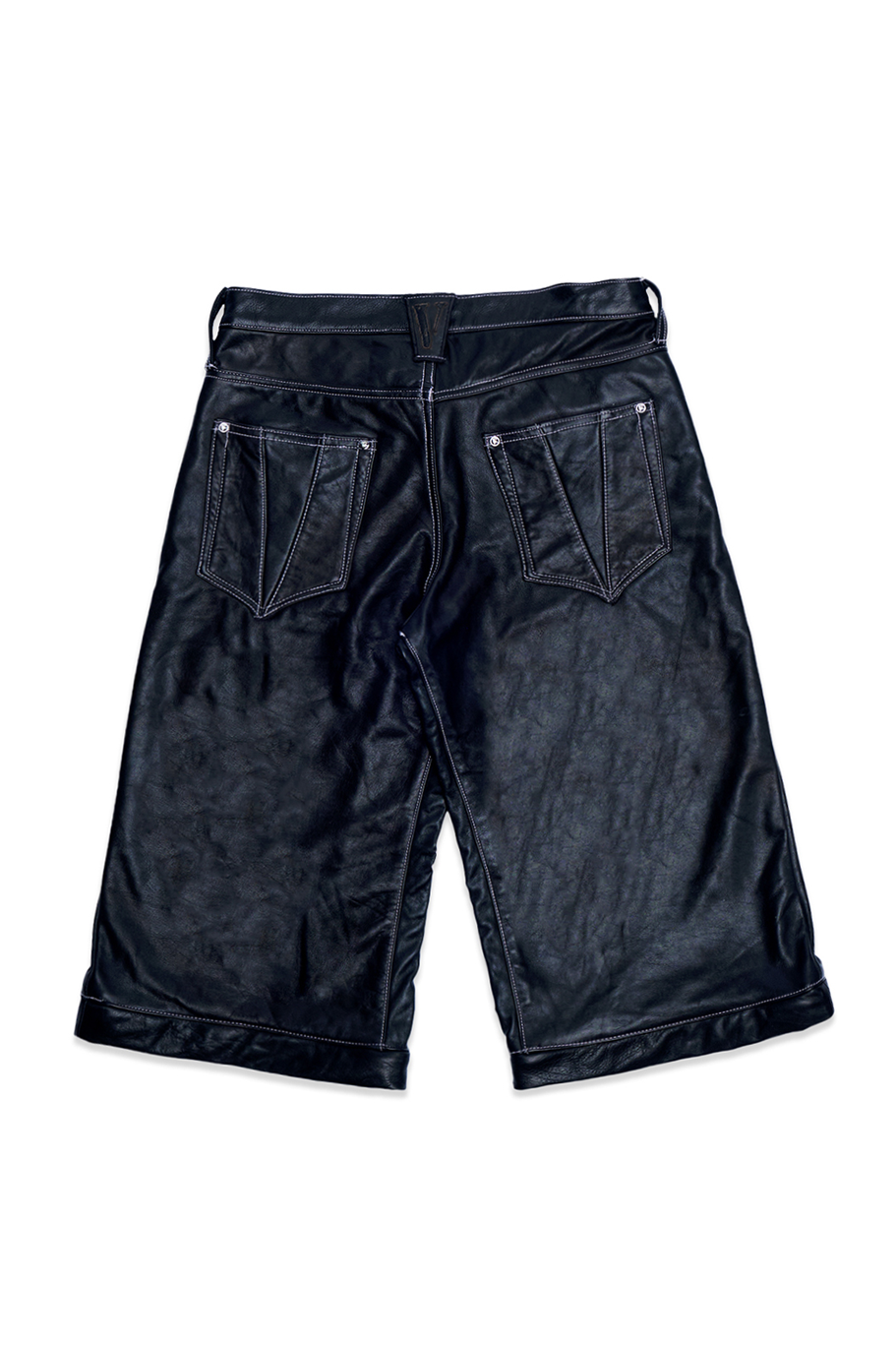 LVDV LEATHER PANTS/SHORTS (Orange V Label) Limited Edition