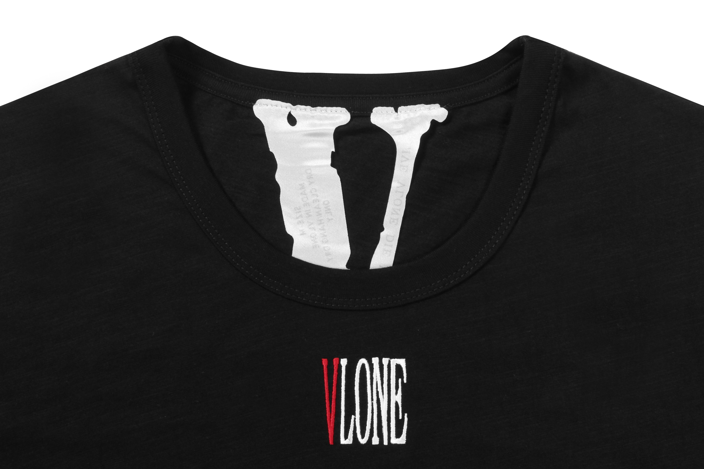 OG STAPLE EMBRODIERIED UNDERSHIRT (BLACK RED)