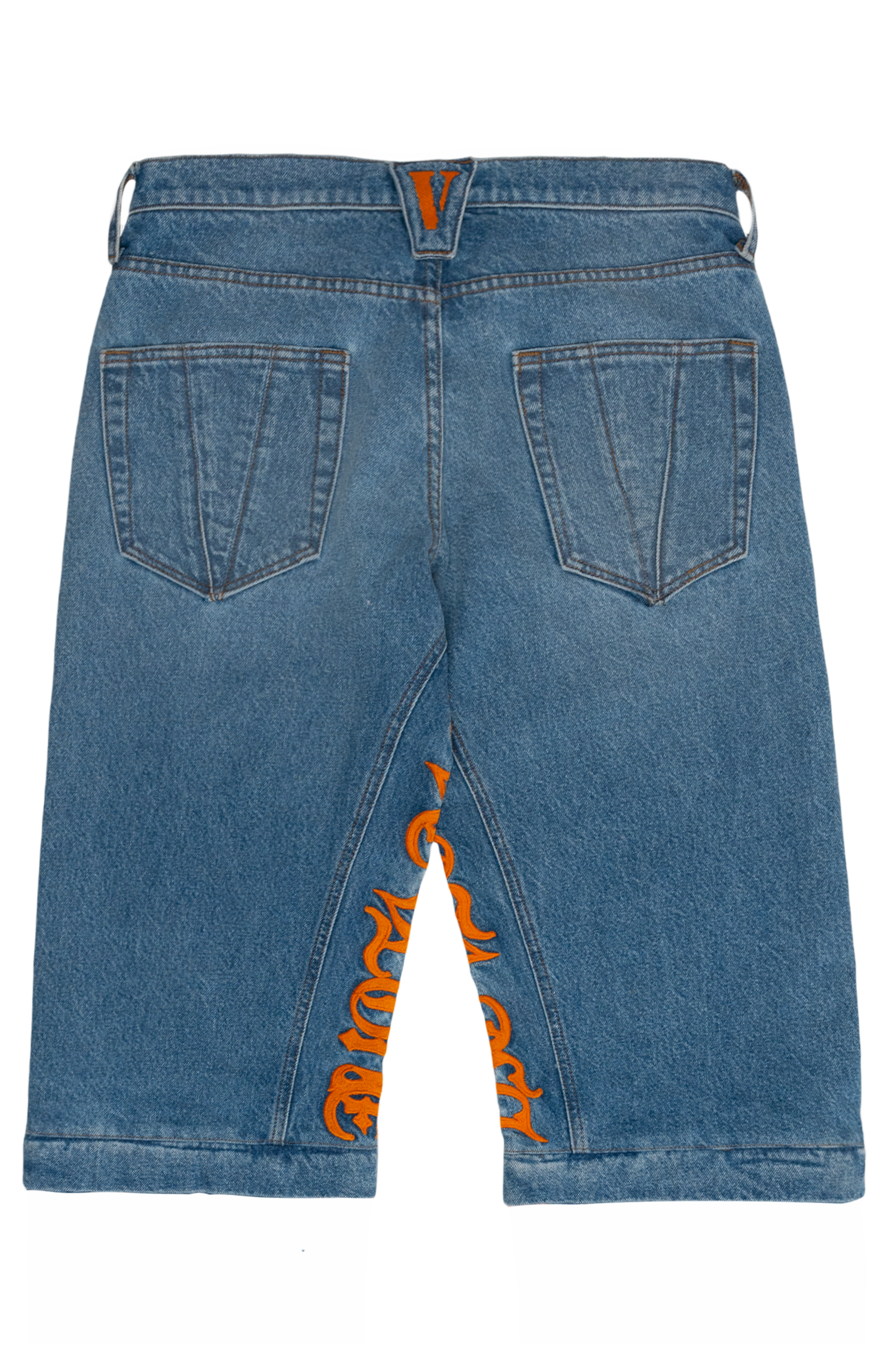THE INFAMOUS LVDV SKATER JEANS/SHORTS with “DAGGER” KEYCHAIN