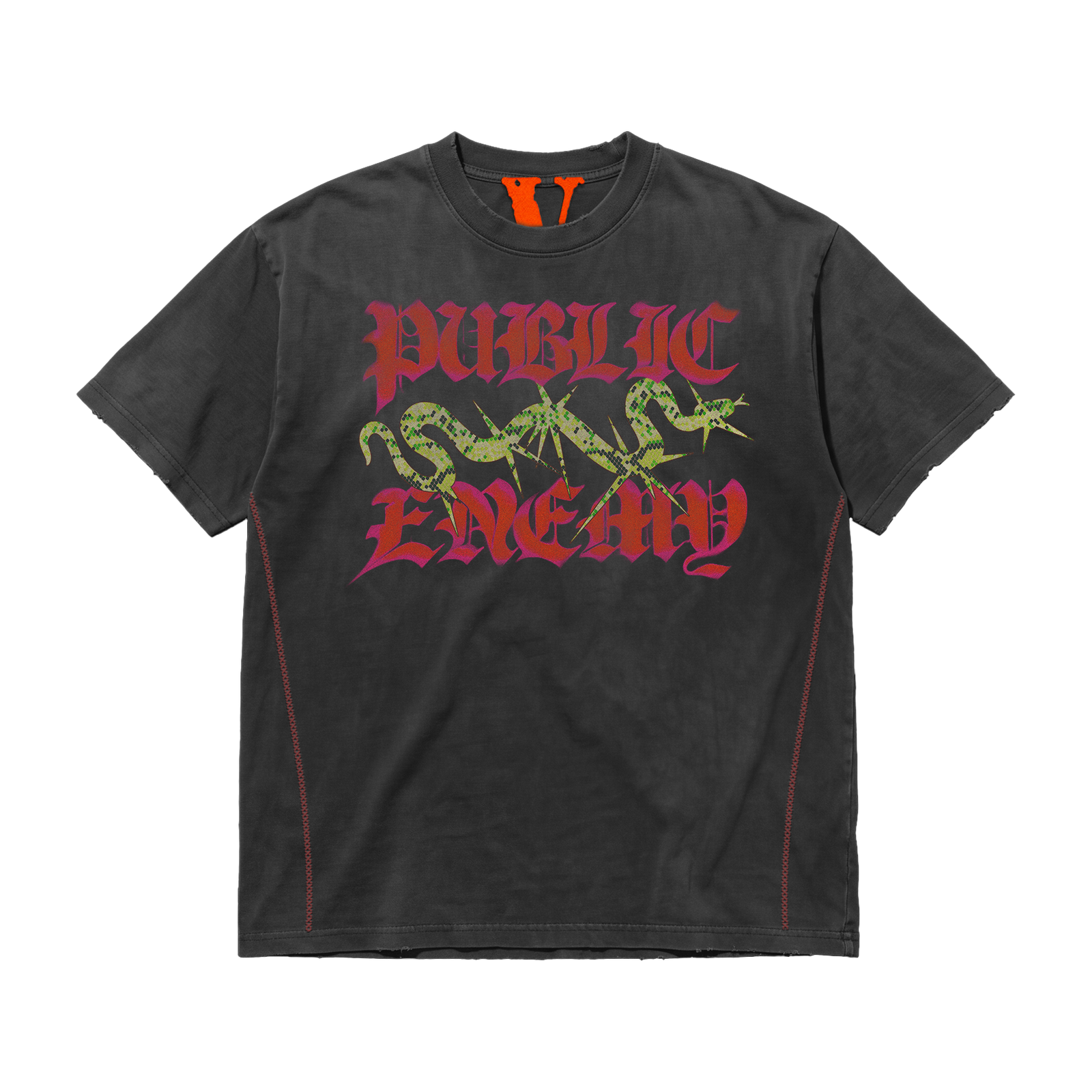 Public Enemy Black Tee – front