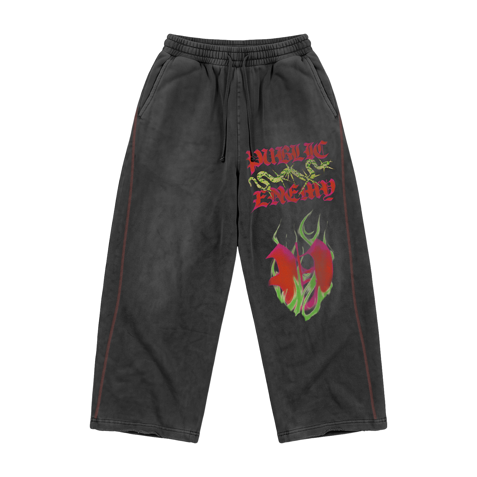 Public Enemy Sweatpants – front