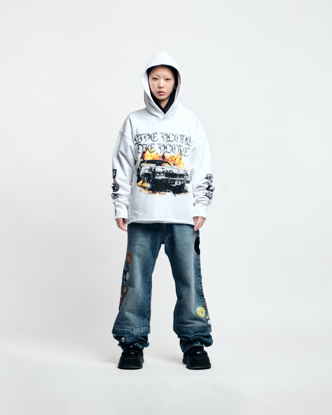 CRASH THE WHIP HOODIE with DICE