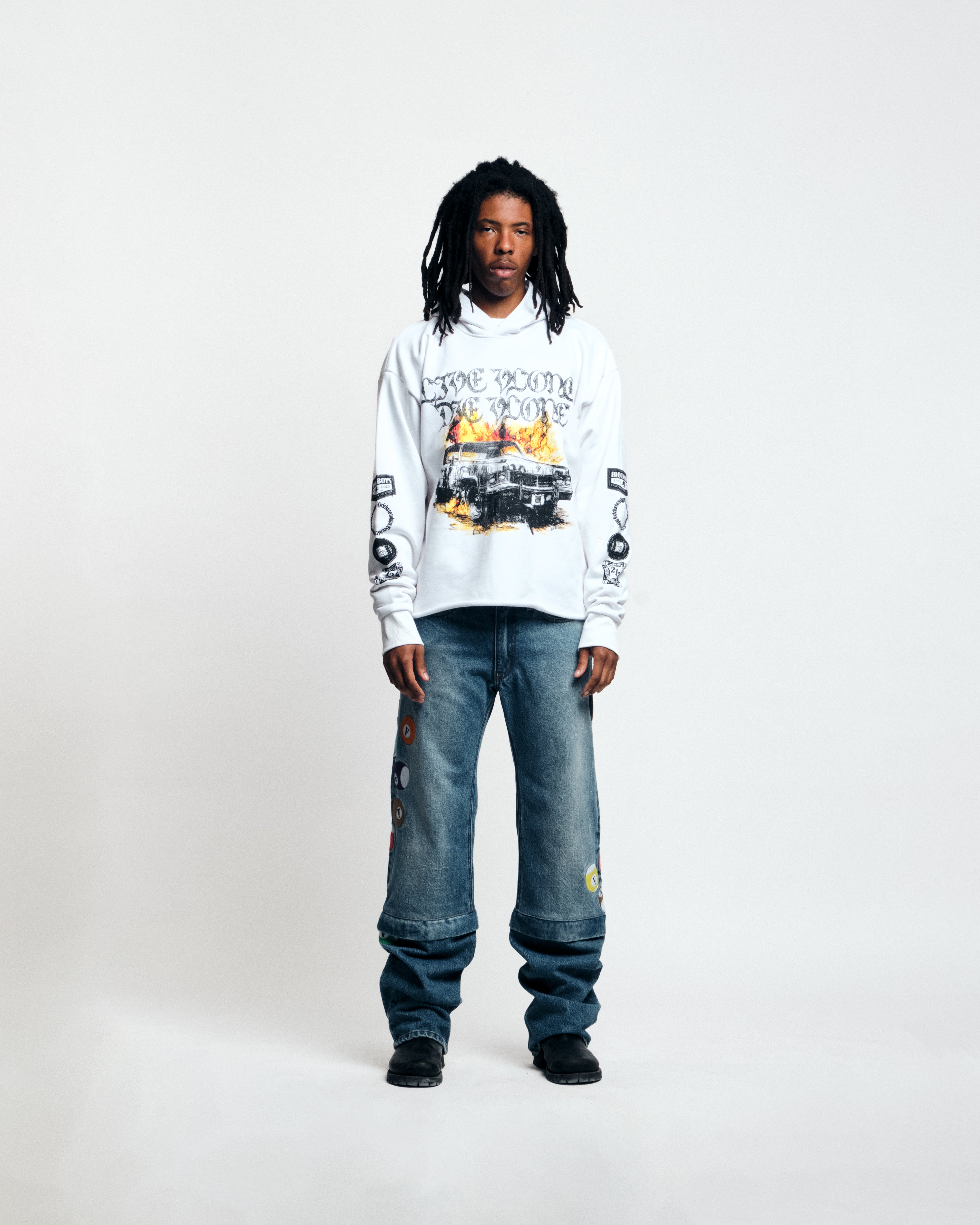 CRASH THE WHIP HOODIE with DICE