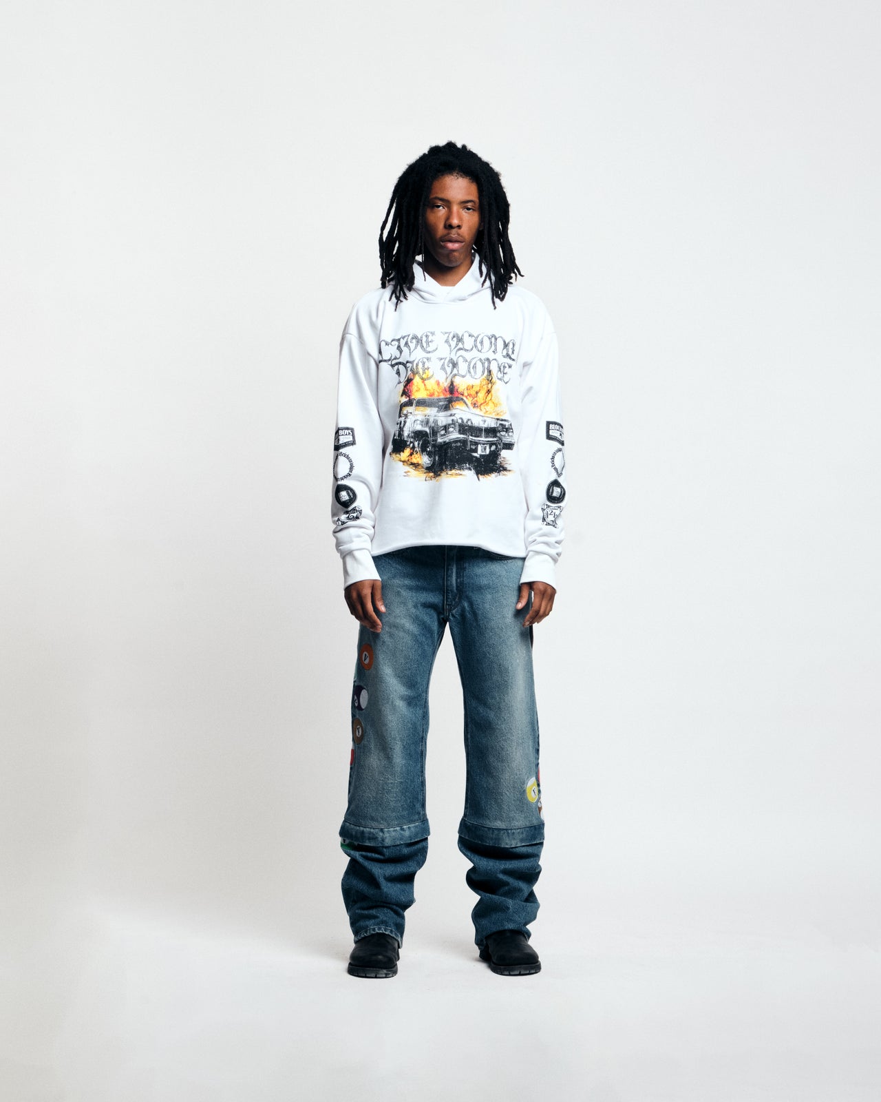 CRASH THE WHIP HOODIE with DICE