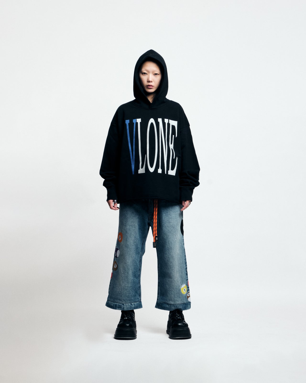 OG Staple Embroidered Hoodie (Blue/Black)