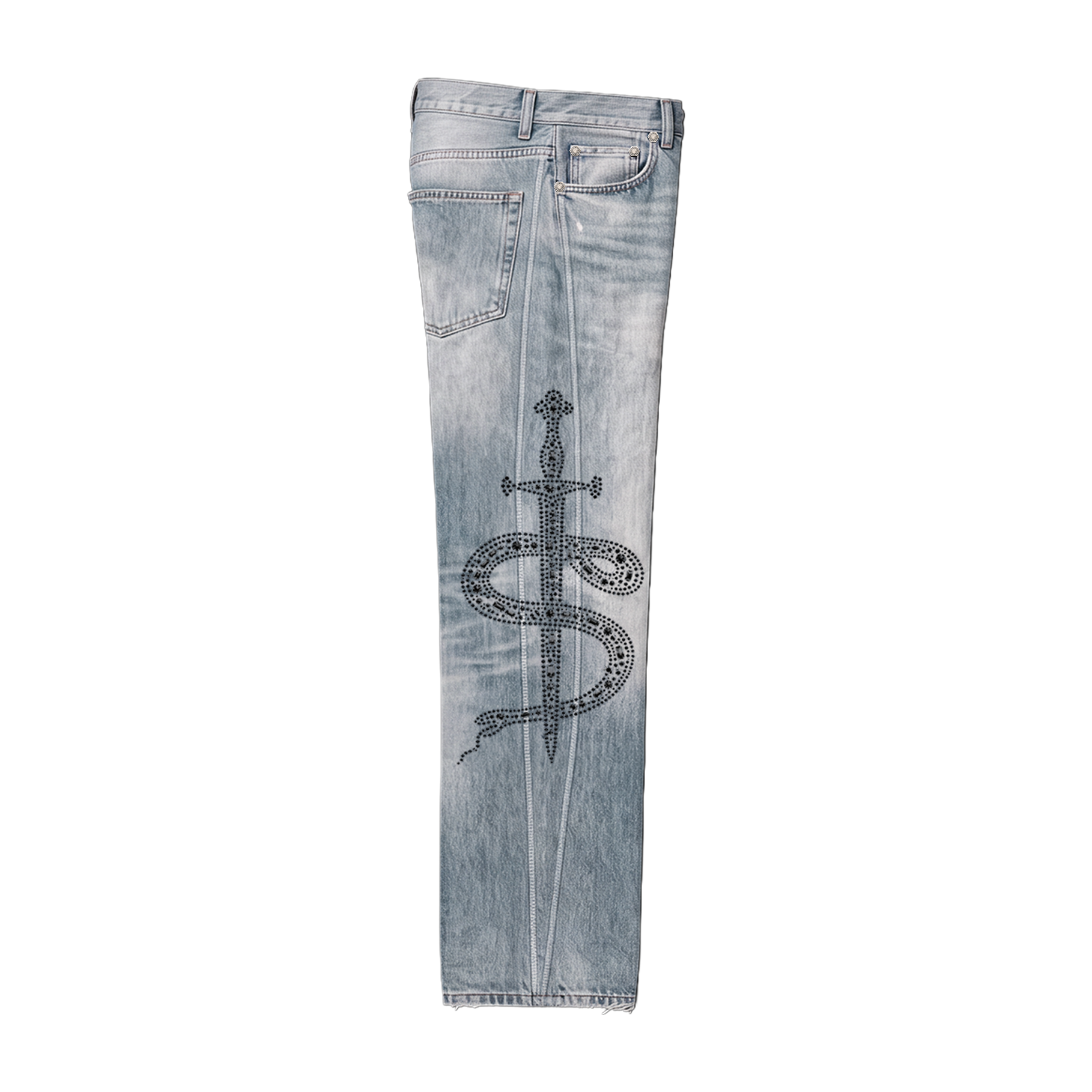 Washed Jeans – left side