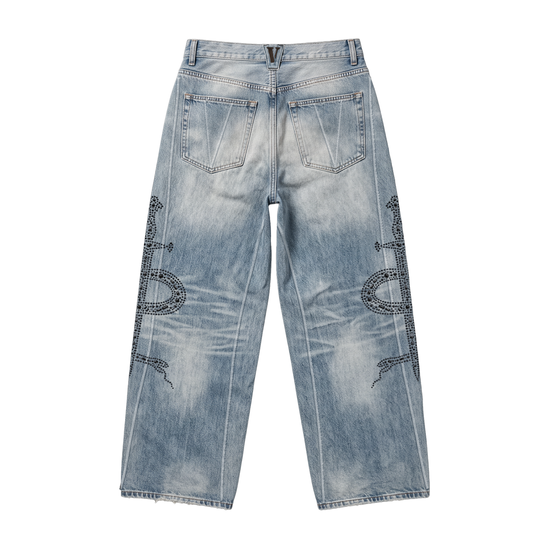 Washed Jeans – back