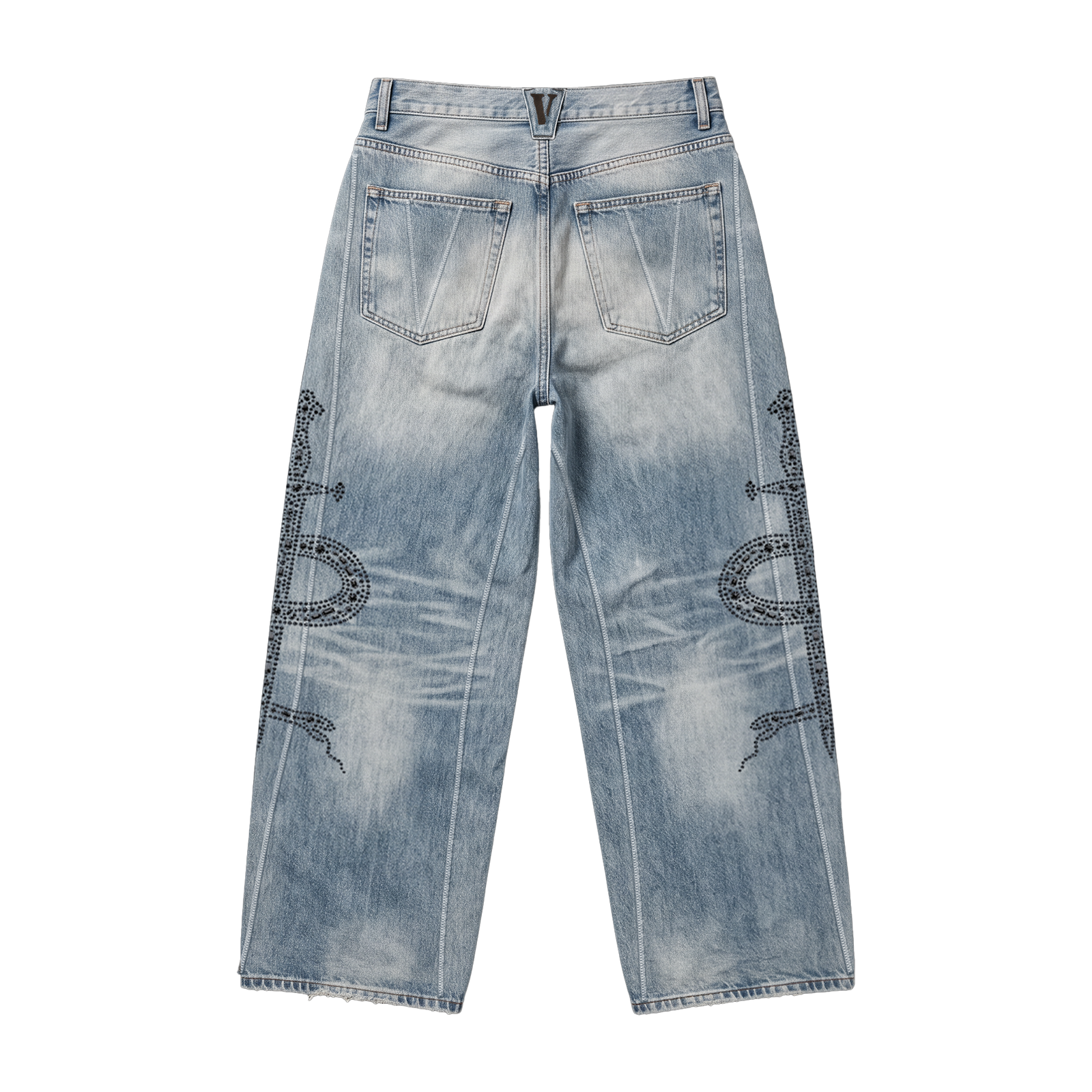 Washed Jeans – back