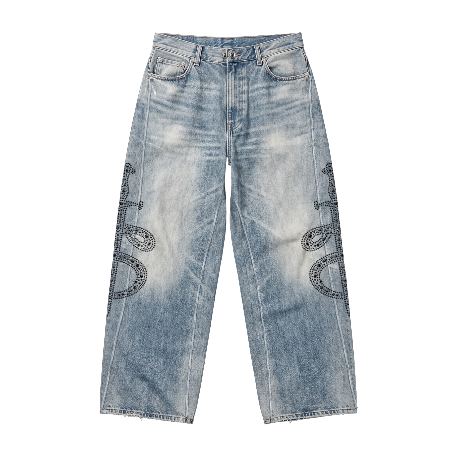 Washed Jeans – front