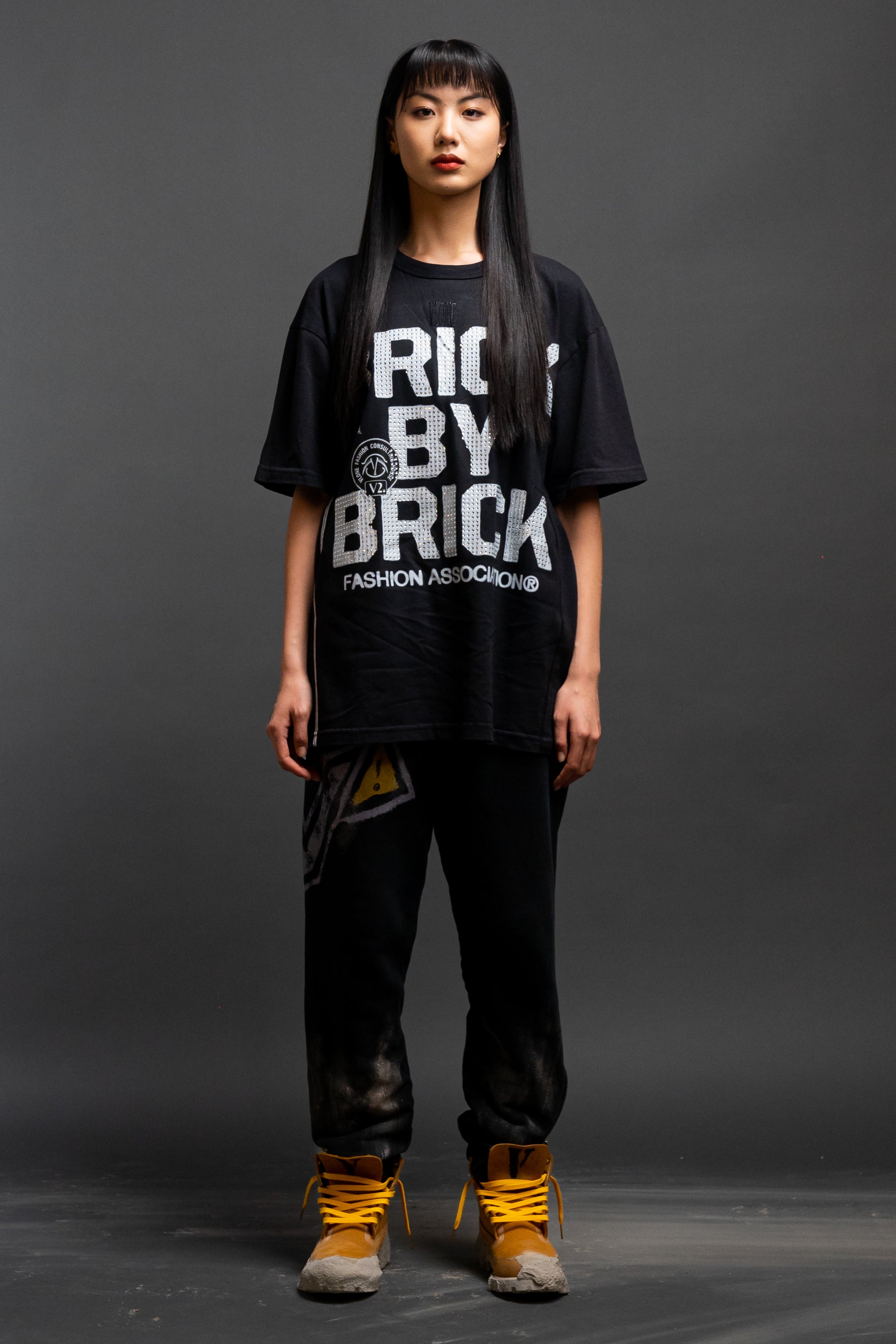 BBB 协会 S/S 水钻 T 恤