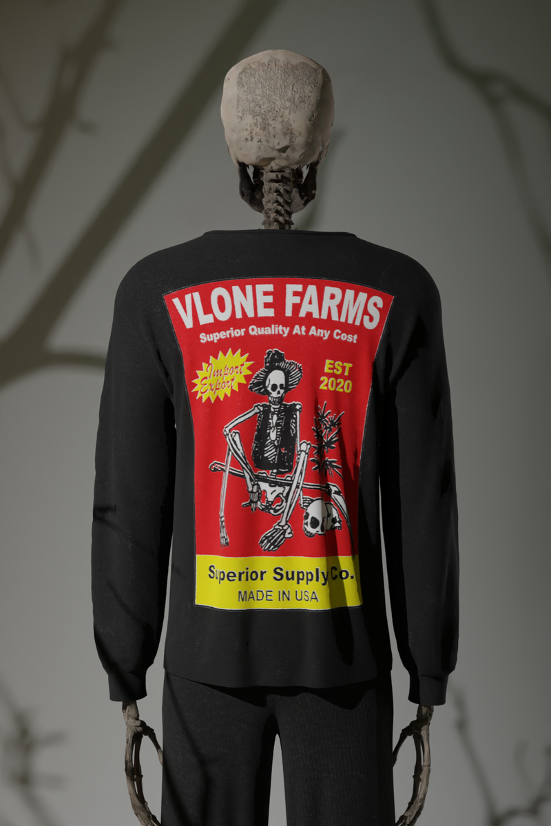 进出口 VLONE Farms 长袖 T 恤