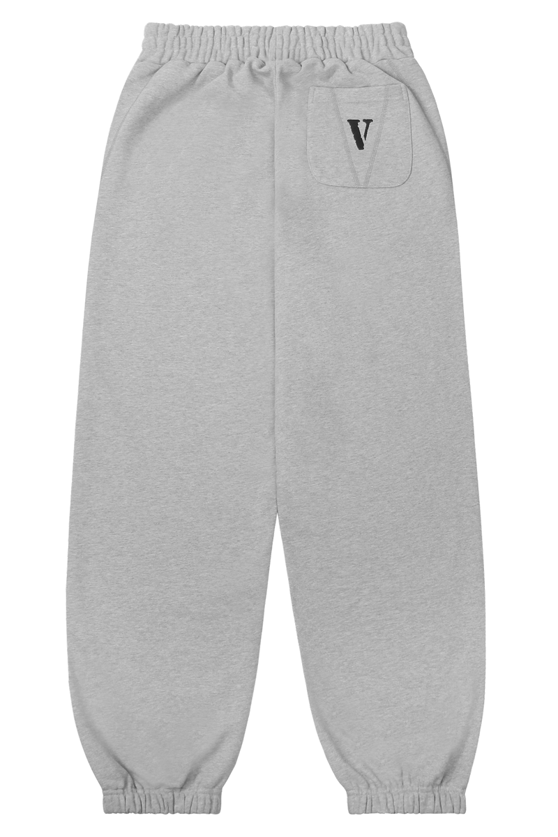 OG STAPLE EMBRODIERIED SWEATPANTS (Grey  White)