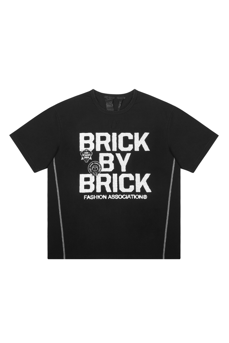 BBB 协会 S/S 水钻 T 恤