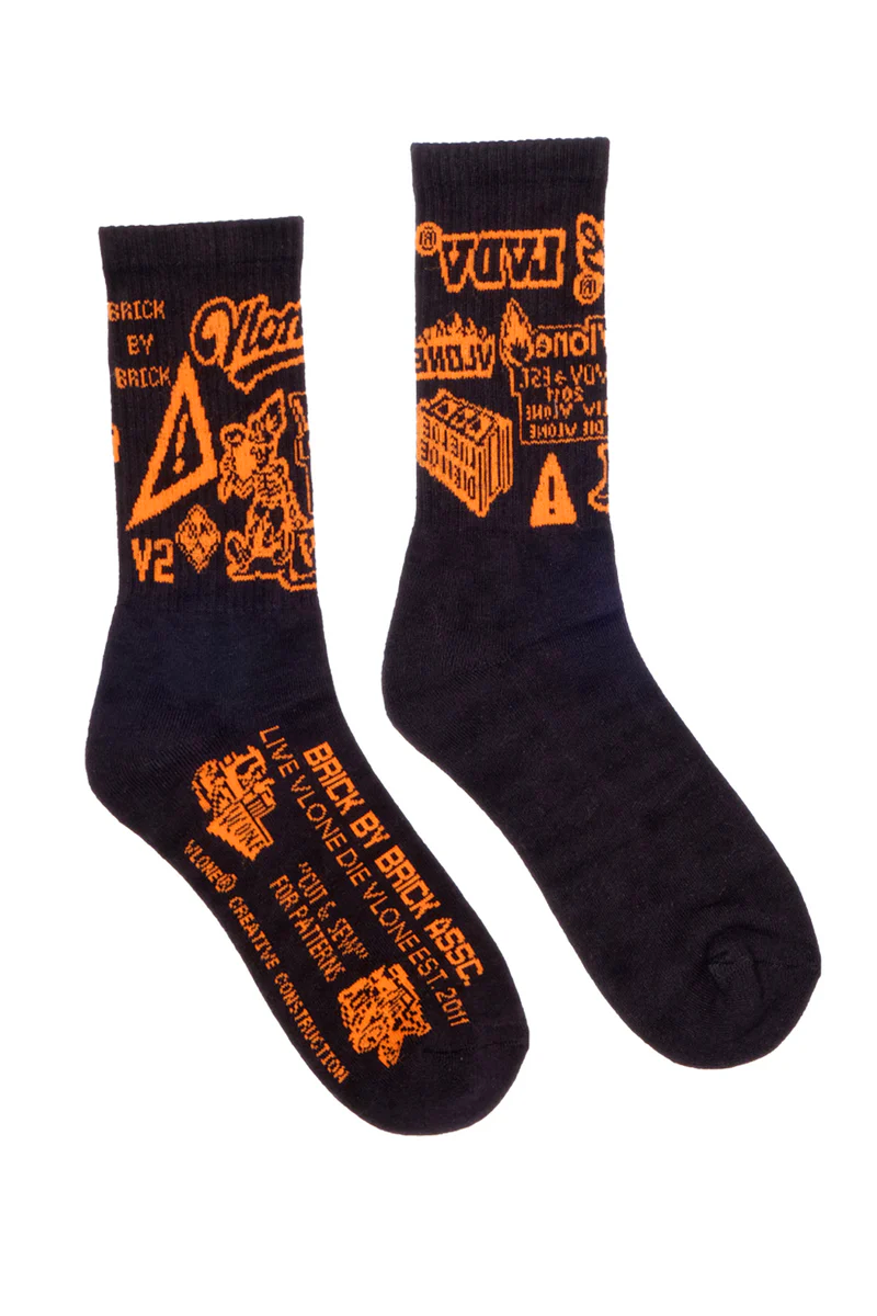 LVDV Creative Socks - Black (2-pack) – VLONE