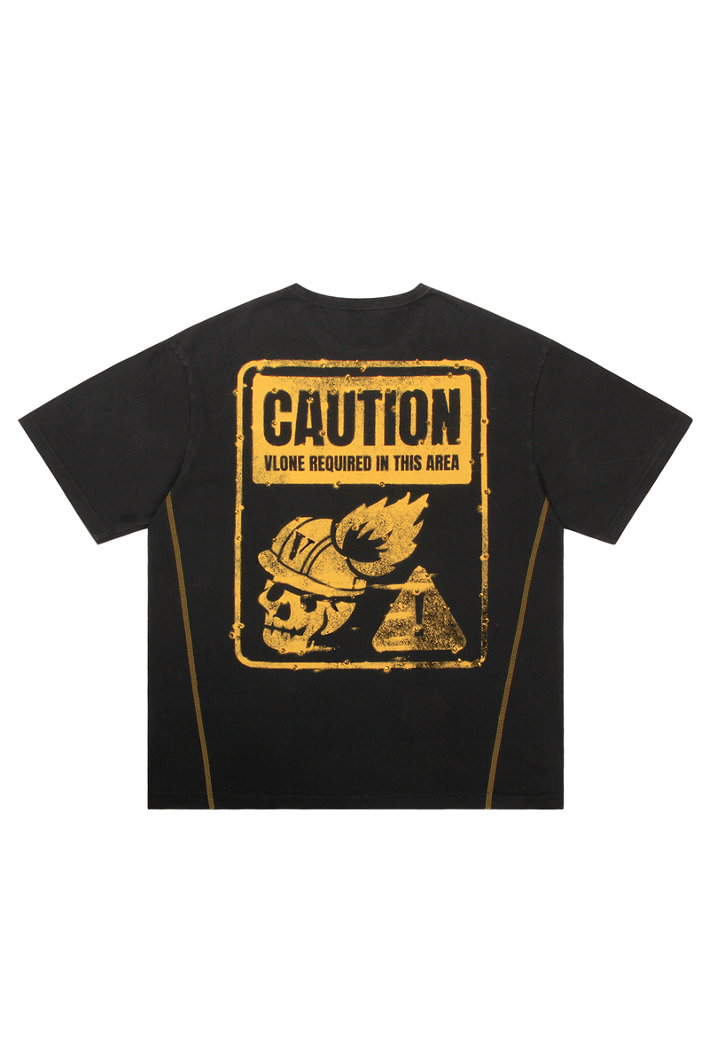Policy S/S 水钻 T 恤