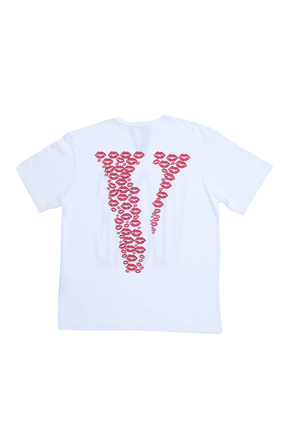RED LIPSTICK OG EMBROIDERED T-SHIRT (white)