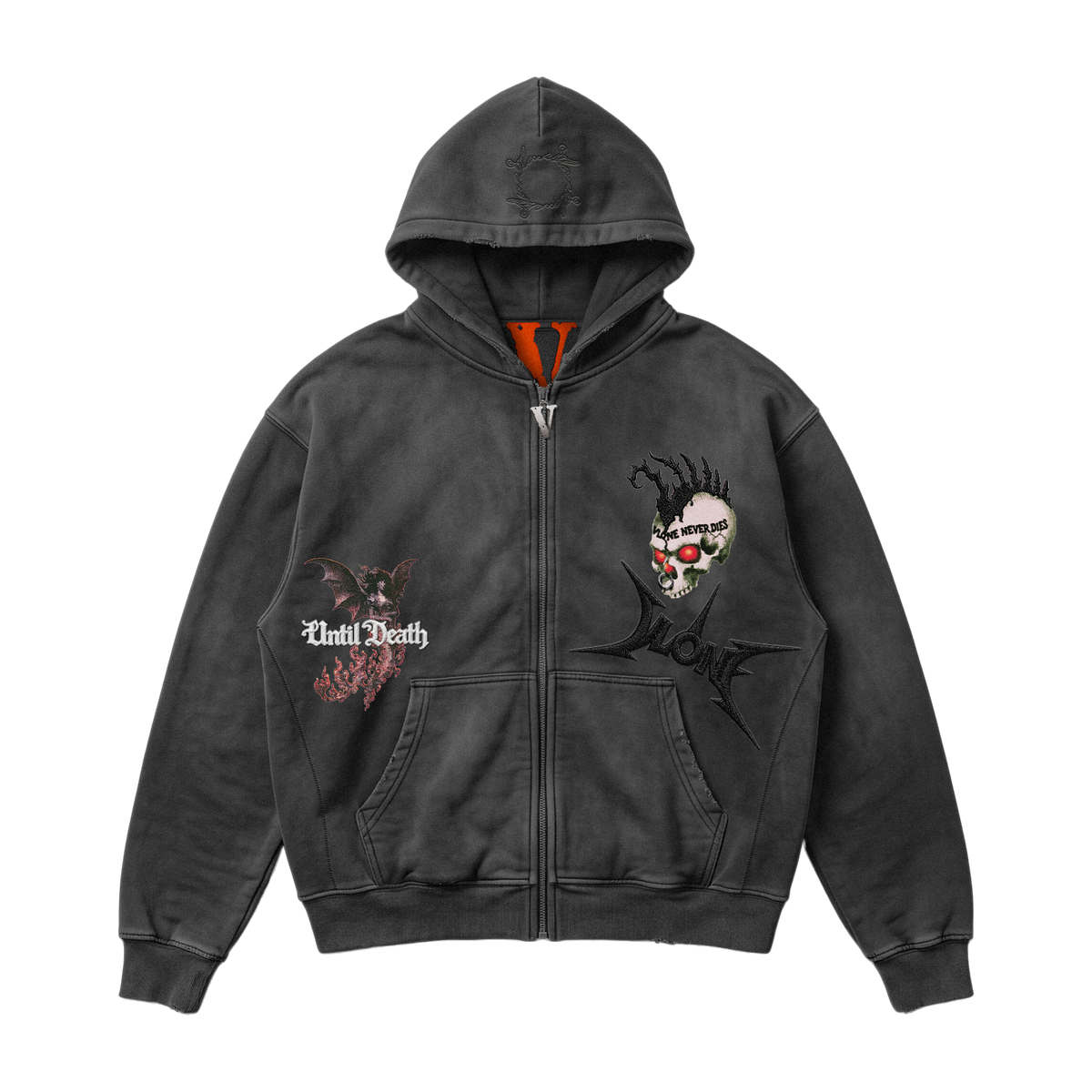 Last Of A Dying Breed Zip Hoodie – front