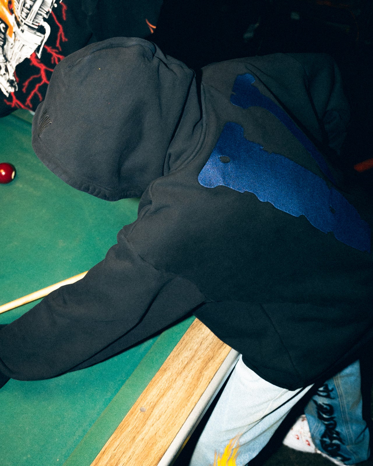 OG Staple Embroidered Hoodie (Blue/Black)