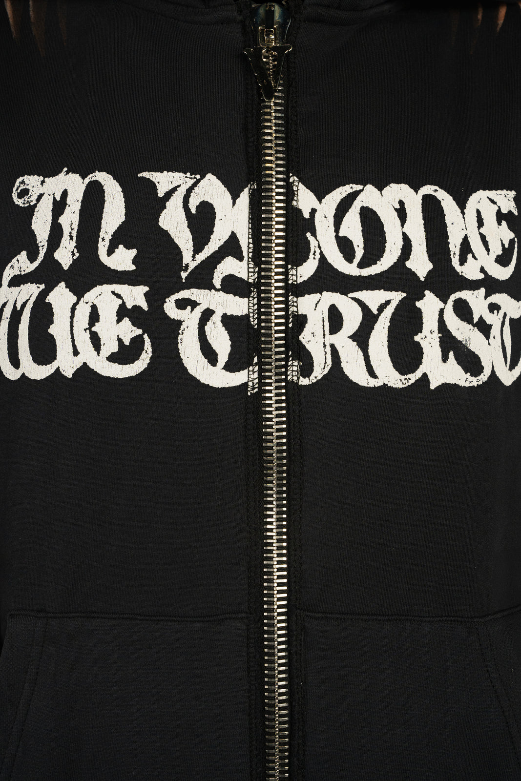 RESERVED NOTE ZIP UP HOODIE