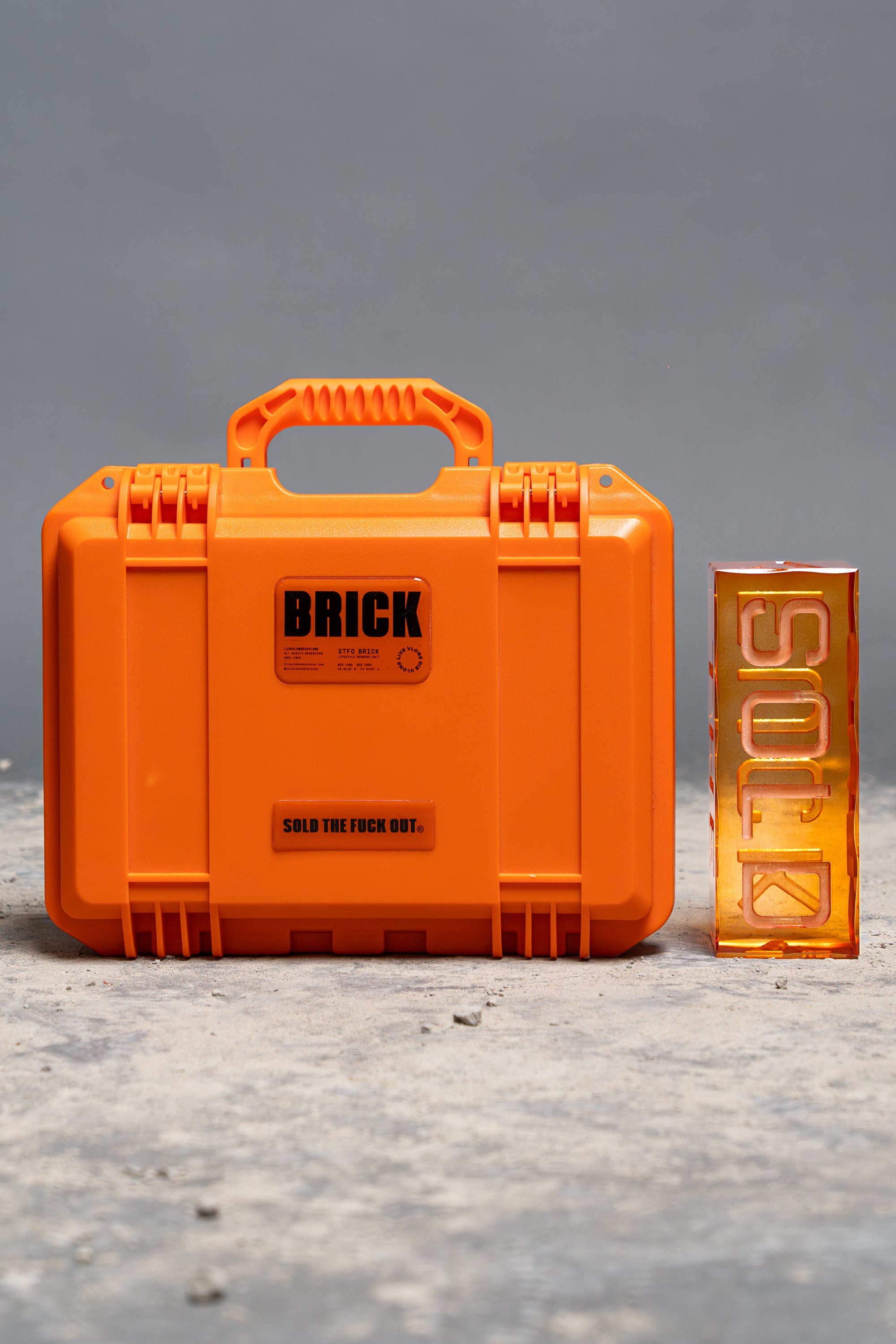 VLONE SOLD THE FUCK OUT (STFO) Specialized Crystal Brick
